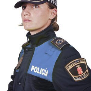 Cazadora Policia Breeze Bicolor  Royal   Forro MAD