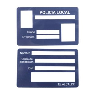Credencial Policia Local MUR
