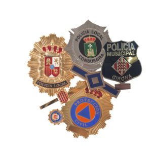Placa Metálica de Cartera o Pinza
