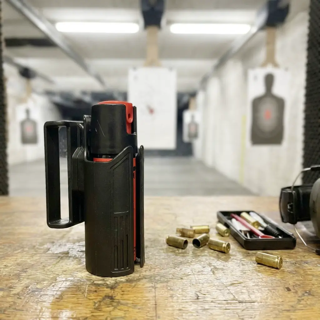 Funda porta spray de defensa en polímero Akar | Equipamiento Táctico | Satara