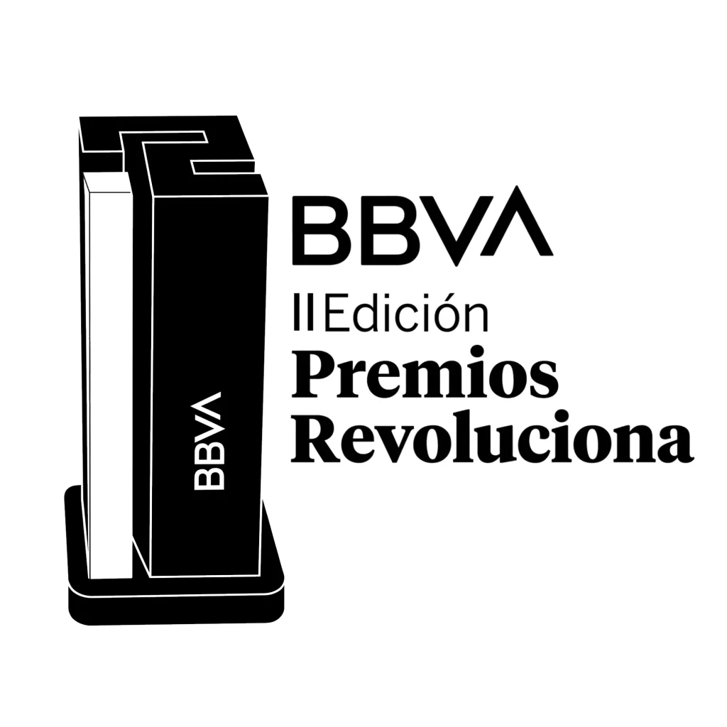 Premio Revoluciona BBVA Logotipo Blanco y Negro | Satara